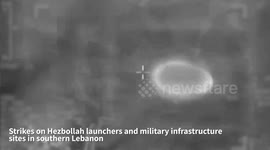 Lebanon: The IAF struck approximately 30 Hezbollah launchers and terror infrastructure sites