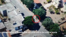 Lebanon: IDF soldiers struck a terrorist cell that was identified exiting a military structure in the area of Houla in southern Lebanon