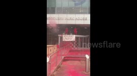 UK: Palestine Action blockade all entrances into the Elbit's Instro Precision arms factory in Discovery Park, Kent