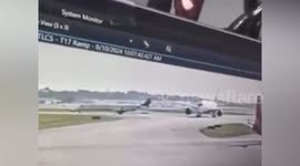 Delta Air plane crashes into parked aircraft in Atlanta