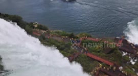 United States: Tourists visit Niagara Falls in New York