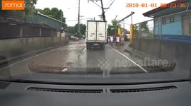 Man Hit By Truck While Crossing Road