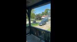 Firefighters Put Out Amazon Delivery Van Fire