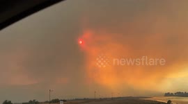 US: Airport Fire Expands In Southern California, Destroys Homes 3