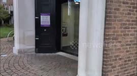 UK: East Berkshire PSC at Maidenhead Council Offices protesting the Berkshire Pension Fund