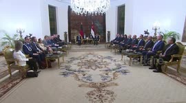 Egyptian, German presidents meet on bilateral cooperation, regional tensions