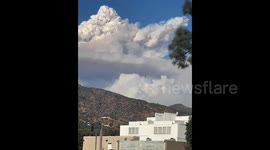 US: Bridge Fire Rapidly Grows In Southern California Leaving Trail Of Destruction