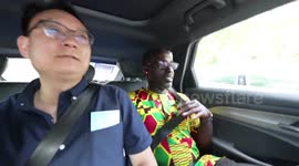 African journalists experience driverless