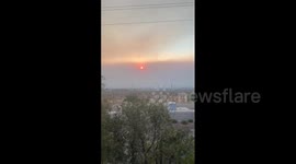 US: Smoke From Wildfires Creates Hazy Sky Over Las Vegas Valley
