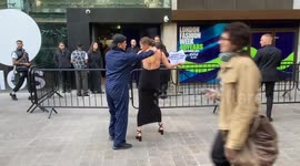 PETA activist ‘skinned alive’ outside London Fashion Week