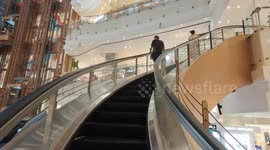 China: Asia's First Spiral Escalator in Shanghai