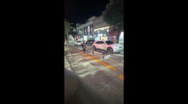 Agitated Man Can't Hail A Taxi