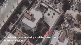 Lebanon: The IAF struck a Hezbollah military structure in which Hezbollah terrorists were operating in the area of Kaukaba in southern Lebanon