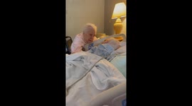 Heartwarming lifetime of love: Grandparents final farewell after 81 years together