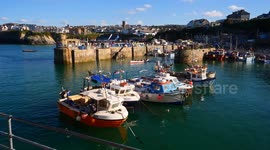 Friday the Thirteenth, One Ton of drugs seized on a fishing boat off Newquay Harbour Cornwall UK.