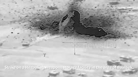 Lebanon: The IAF struck Hezbollah weapons storage facilities in the areas of Beqaa and Baalbek in Lebanon