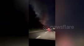 Firefighters tackling huge blaze at recycling centre as 'loud bangs' heard