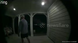 Father Plops Down and Sends Family Flying