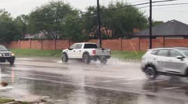 Flooded Streets in Cameron