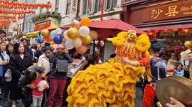 Chinese community in London celebrate upcoming Mid-Autumn Festival in Chinatown