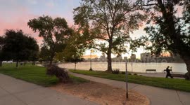 Oakland Windy, Cloudy & Cool, Sunset