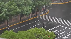 China: Typhoon Bebinca Approaches Shanghai
