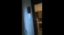 Typhoon Capricorn shatters windows and causes damage in Haikou home