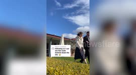 NEW VIDEO: Groom surprises gran by asking her to walk him down the aisle