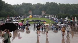 China: Typhoon Bebinca in Nanjing