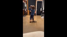 Toddler Cuts Mom From Baseball Team