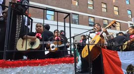 USA: Mexicans in New York celebrated Mexican Independence Day