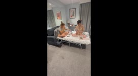 Girl reveals her pregnancy to bridesmaids the night before her wedding