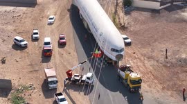 Transporting old Boeing 777 and Boeing 747 aircraft from Jeddah to Riyadh طائرات موسم الرياض