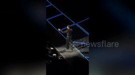 Chinese superstar injured falling through open trapdoor on stage