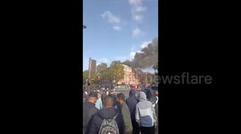France: Gas Cylinder Explosion Causes Fire On Roof Of Building Near Paris Porte D’Ivry Station