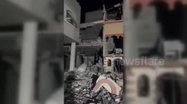 Palestine: Two bodies were pulled out from under the rubble in Gaza following Israeli Airstrike