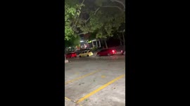 Strong winds cause trees to fall in Barranquilla