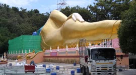 Buddha decapitated by storm sparking fears from superstitious locals