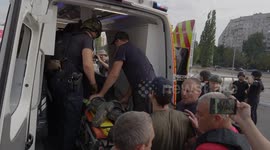 Seven injured as Russian strike hits area where firefighters were operating in Kharkiv