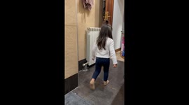 Little girl gets tricked by mom with chocolate that looks like poop