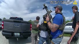 Police bodycam footage shows Trump assassination suspect arrested