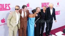 USA: The Apple Original Film WOLFS Los Angeles Premiere - Arrivals
