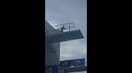 Crazy Funny Free Style Jumps in Pool