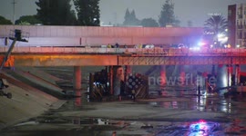 US: El Monte Driver Ejected After Car Plunges off Bus Trans Road Fatal