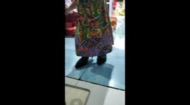 wearing my mother's high heels