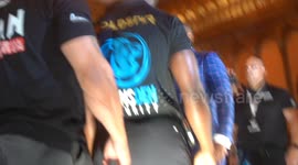 joshua and dubois face off at the final press conference ahead of their fight this weekend