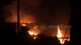 Lalai Saat Membakar Sampah, Tiga Rumah Ludes Terbakar, Tidak Ada Barang Berharga Yang Bisa Dialamatkan.