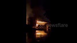 Canada's historic Red Bridge destroyed in fire