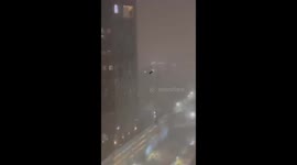 Strong winds and rain sweep through Singapore