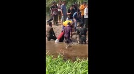 Missing fisherman's head found inside killer crocodile's stomach